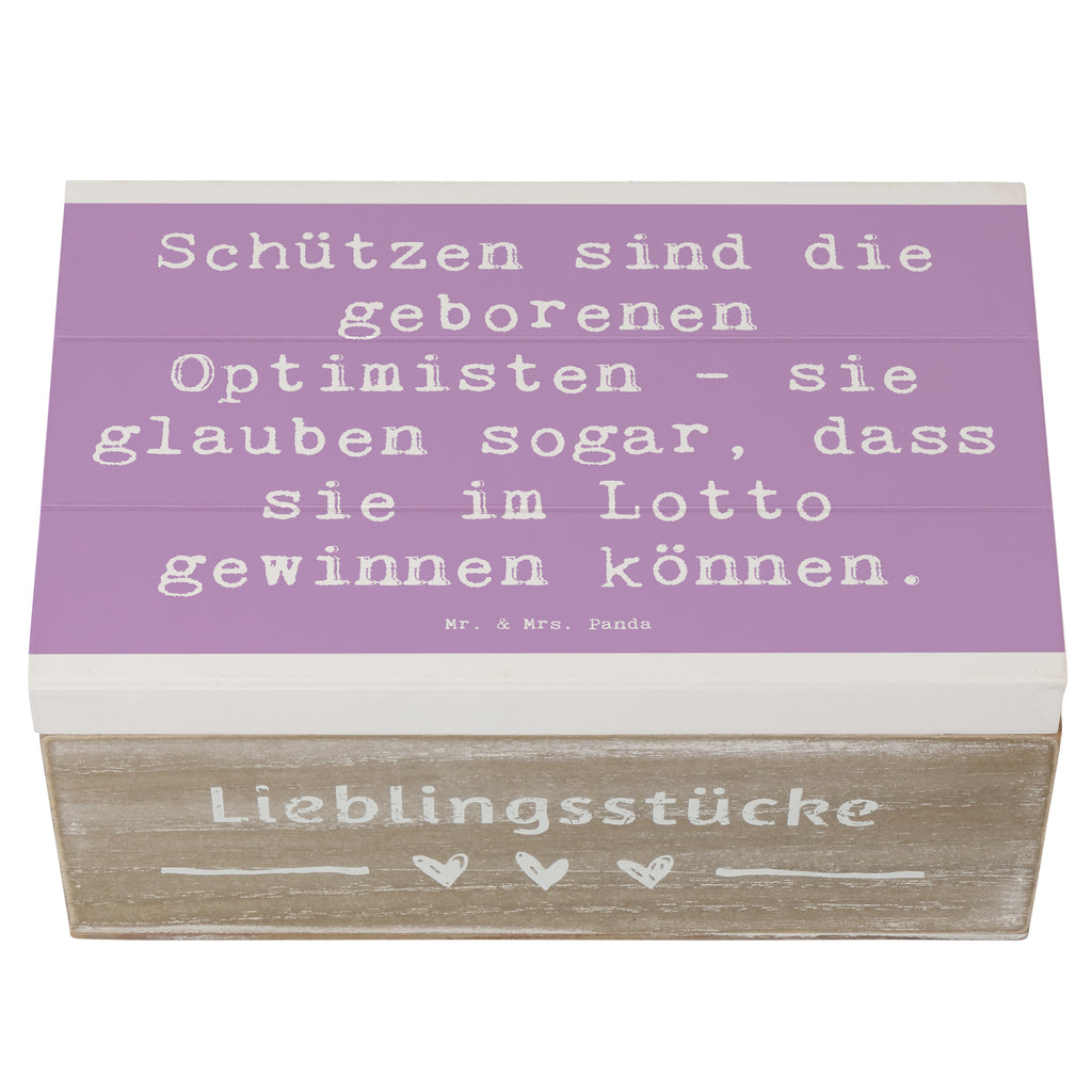 Holzkiste Spruch Schütze Optimist Holzkiste, Kiste, Schatzkiste, Truhe, Schatulle, XXL, Erinnerungsbox, Erinnerungskiste, Dekokiste, Aufbewahrungsbox, Geschenkbox, Geschenkdose, Tierkreiszeichen, Sternzeichen, Horoskop, Astrologie, Aszendent