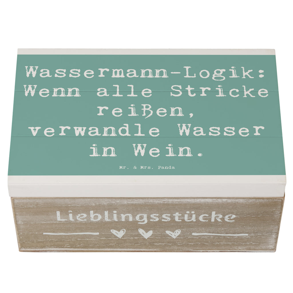 Holzkiste Spruch Wassermann Logik Holzkiste, Kiste, Schatzkiste, Truhe, Schatulle, XXL, Erinnerungsbox, Erinnerungskiste, Dekokiste, Aufbewahrungsbox, Geschenkbox, Geschenkdose, Tierkreiszeichen, Sternzeichen, Horoskop, Astrologie, Aszendent