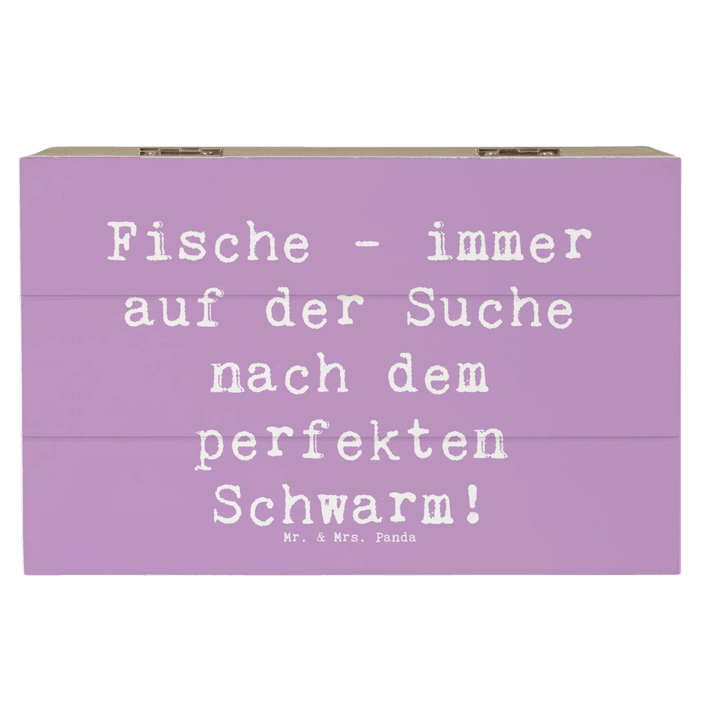 Holzkiste Spruch Fische Schwarm Holzkiste, Kiste, Schatzkiste, Truhe, Schatulle, XXL, Erinnerungsbox, Erinnerungskiste, Dekokiste, Aufbewahrungsbox, Geschenkbox, Geschenkdose, Tierkreiszeichen, Sternzeichen, Horoskop, Astrologie, Aszendent