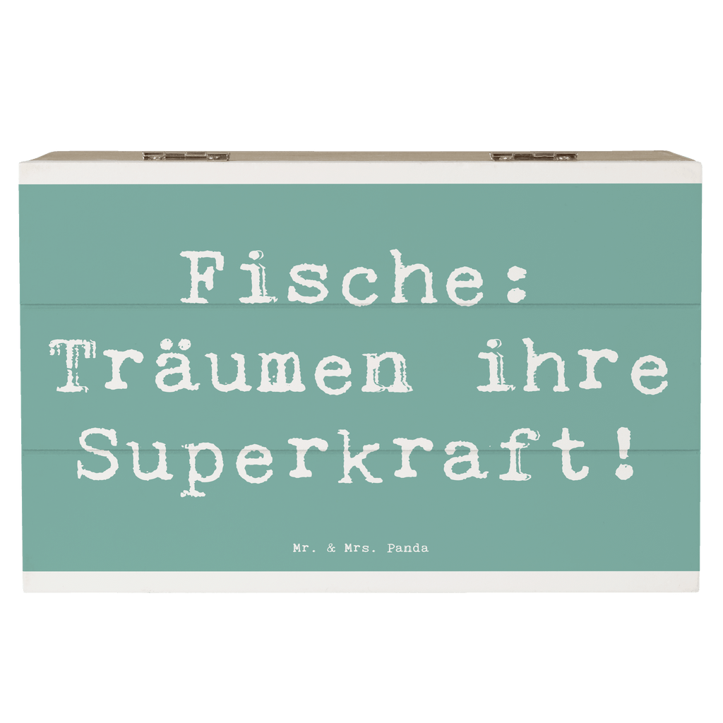 Holzkiste Spruch Fische Kraft Holzkiste, Kiste, Schatzkiste, Truhe, Schatulle, XXL, Erinnerungsbox, Erinnerungskiste, Dekokiste, Aufbewahrungsbox, Geschenkbox, Geschenkdose, Tierkreiszeichen, Sternzeichen, Horoskop, Astrologie, Aszendent