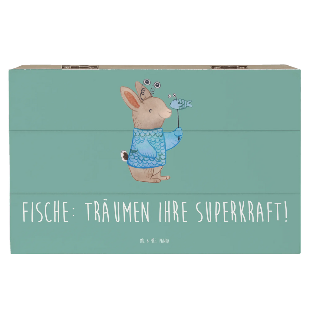 Holzkiste Fische Kraft Holzkiste, Kiste, Schatzkiste, Truhe, Schatulle, XXL, Erinnerungsbox, Erinnerungskiste, Dekokiste, Aufbewahrungsbox, Geschenkbox, Geschenkdose, Tierkreiszeichen, Sternzeichen, Horoskop, Astrologie, Aszendent