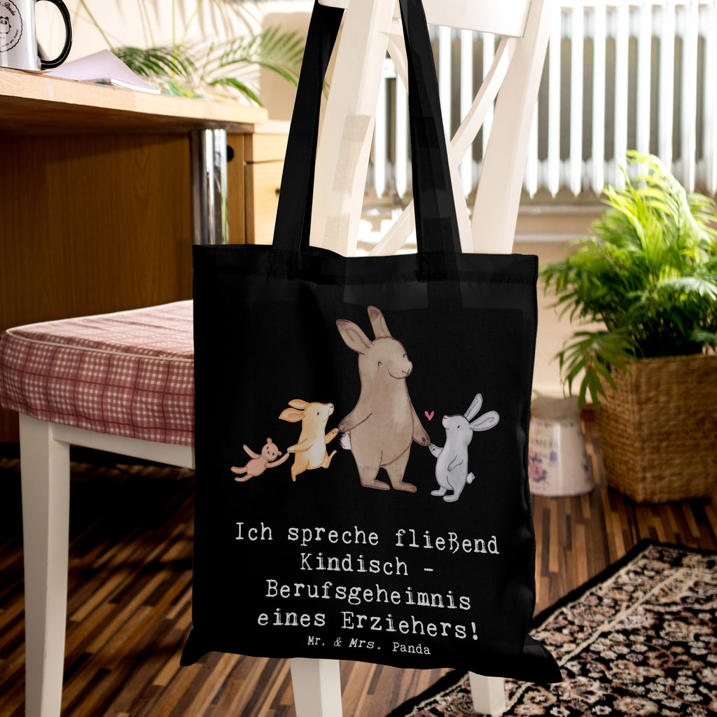 Tragetasche Erzieher Kindisch Beuteltasche, Beutel, Einkaufstasche, Jutebeutel, Stoffbeutel, Tasche, Shopper, Umhängetasche, Strandtasche, Schultertasche, Stofftasche, Tragetasche, Badetasche, Jutetasche, Einkaufstüte, Laptoptasche, Beruf, Ausbildung, Jubiläum, Abschied, Rente, Kollege, Kollegin, Geschenk, Schenken, Arbeitskollege, Mitarbeiter, Firma, Danke, Dankeschön