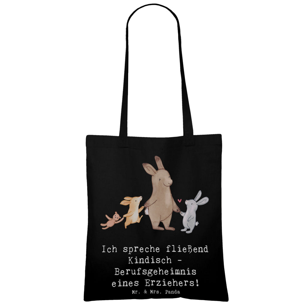 Tragetasche Erzieher Kindisch Beuteltasche, Beutel, Einkaufstasche, Jutebeutel, Stoffbeutel, Tasche, Shopper, Umhängetasche, Strandtasche, Schultertasche, Stofftasche, Tragetasche, Badetasche, Jutetasche, Einkaufstüte, Laptoptasche, Beruf, Ausbildung, Jubiläum, Abschied, Rente, Kollege, Kollegin, Geschenk, Schenken, Arbeitskollege, Mitarbeiter, Firma, Danke, Dankeschön