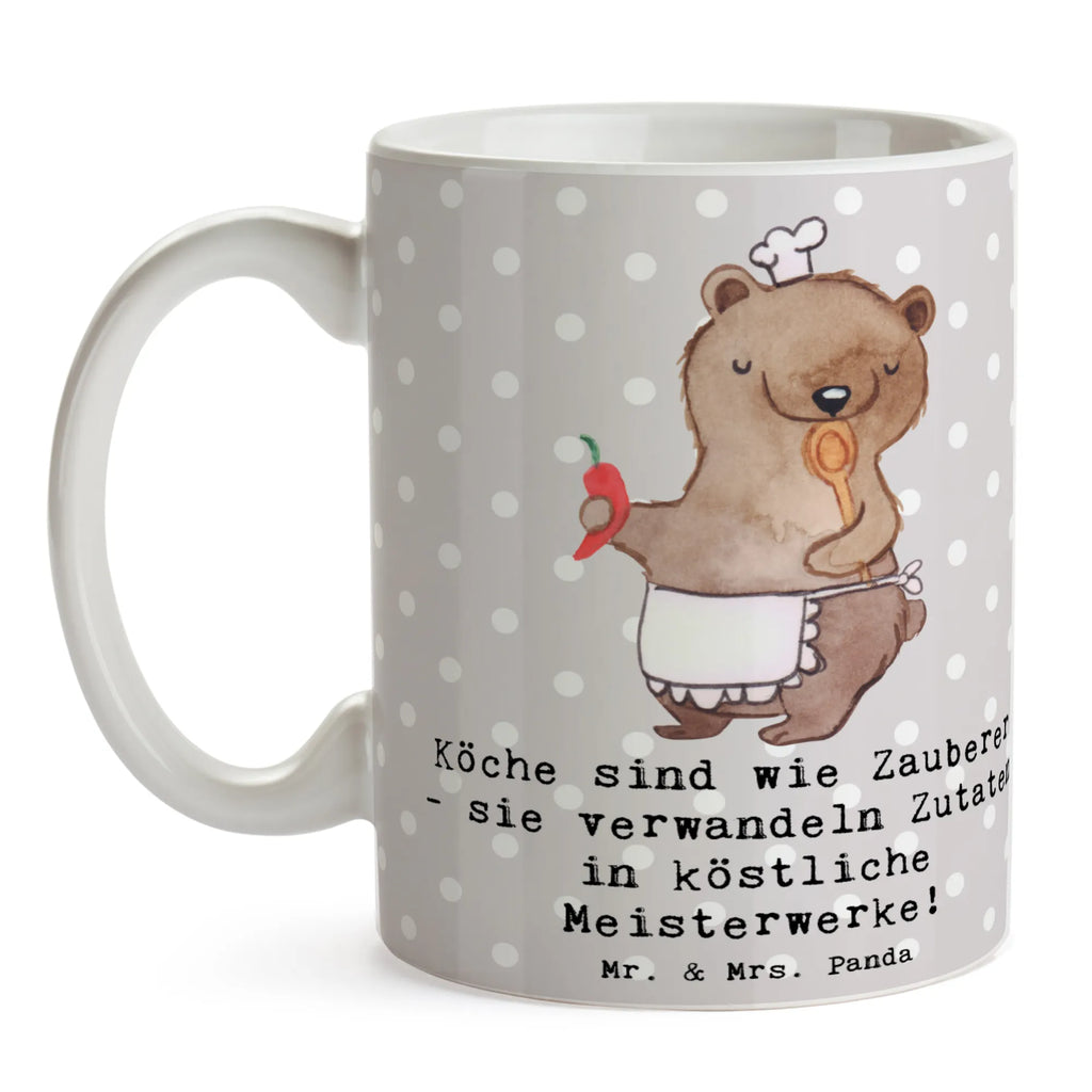 Tasse Köche sind wie Zauberer - sie verwandeln Zutaten in köstliche Meisterwerke! Tasse, Kaffeetasse, Teetasse, Becher, Kaffeebecher, Teebecher, Keramiktasse, Porzellantasse, Büro Tasse, Geschenk Tasse, Tasse Sprüche, Tasse Motive, Kaffeetassen, Tasse bedrucken, Designer Tasse, Cappuccino Tassen, Schöne Teetassen, Beruf, Ausbildung, Jubiläum, Abschied, Rente, Kollege, Kollegin, Geschenk, Schenken, Arbeitskollege, Mitarbeiter, Firma, Danke, Dankeschön