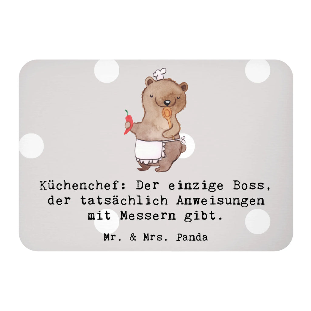 Magnet Küchenchef: Der einzige Boss, der tatsächlich Anweisungen mit Messern gibt. Kühlschrankmagnet, Pinnwandmagnet, Souvenir Magnet, Motivmagnete, Dekomagnet, Whiteboard Magnet, Notiz Magnet, Kühlschrank Dekoration, Beruf, Ausbildung, Jubiläum, Abschied, Rente, Kollege, Kollegin, Geschenk, Schenken, Arbeitskollege, Mitarbeiter, Firma, Danke, Dankeschön