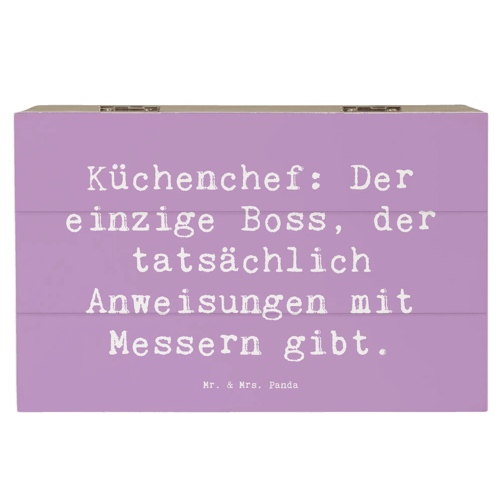 Holzkiste Spruch Küchenchef: Der einzige Boss, der tatsächlich Anweisungen mit Messern gibt. Holzkiste, Kiste, Schatzkiste, Truhe, Schatulle, XXL, Erinnerungsbox, Erinnerungskiste, Dekokiste, Aufbewahrungsbox, Geschenkbox, Geschenkdose, Beruf, Ausbildung, Jubiläum, Abschied, Rente, Kollege, Kollegin, Geschenk, Schenken, Arbeitskollege, Mitarbeiter, Firma, Danke, Dankeschön