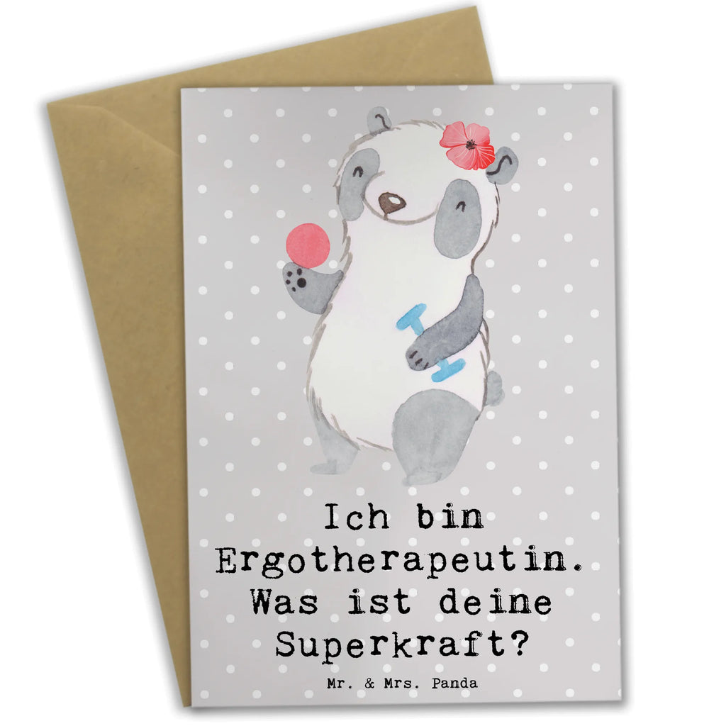 Grußkarte Super Ergotherapeutin Grußkarte, Klappkarte, Einladungskarte, Glückwunschkarte, Hochzeitskarte, Geburtstagskarte, Karte, Ansichtskarten, Beruf, Ausbildung, Jubiläum, Abschied, Rente, Kollege, Kollegin, Geschenk, Schenken, Arbeitskollege, Mitarbeiter, Firma, Danke, Dankeschön