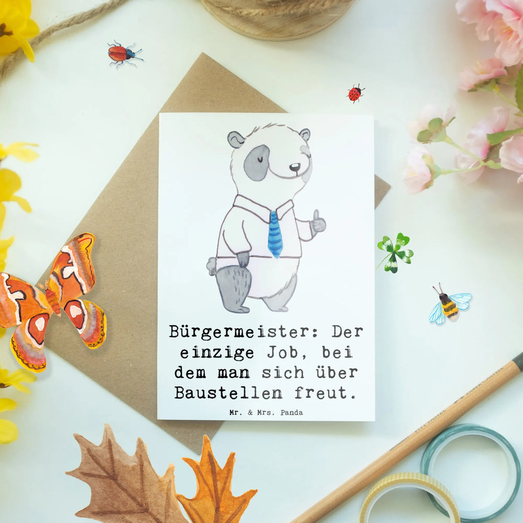 Grußkarte Bürgermeister Freude Grußkarte, Klappkarte, Einladungskarte, Glückwunschkarte, Hochzeitskarte, Geburtstagskarte, Karte, Ansichtskarten, Beruf, Ausbildung, Jubiläum, Abschied, Rente, Kollege, Kollegin, Geschenk, Schenken, Arbeitskollege, Mitarbeiter, Firma, Danke, Dankeschön