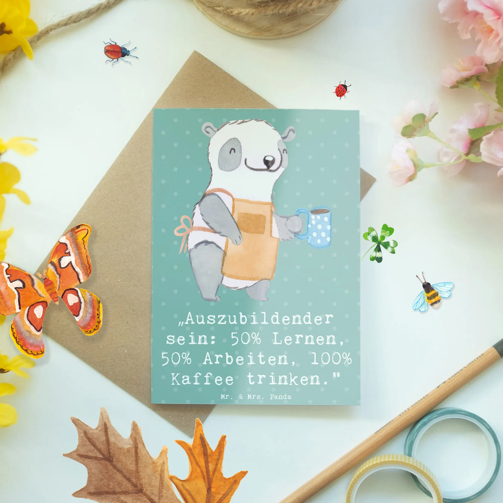 Grußkarte Auszubildender Grußkarte, Klappkarte, Einladungskarte, Glückwunschkarte, Hochzeitskarte, Geburtstagskarte, Karte, Ansichtskarten, Beruf, Ausbildung, Jubiläum, Abschied, Rente, Kollege, Kollegin, Geschenk, Schenken, Arbeitskollege, Mitarbeiter, Firma, Danke, Dankeschön