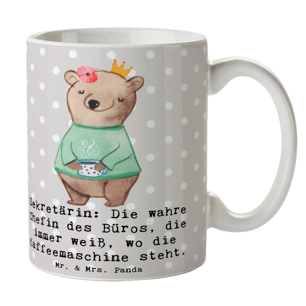 Tasse Sekretärin: Die wahre Chefin des Büros, die immer weiß, wo die Kaffeemaschine steht. Tasse, Kaffeetasse, Teetasse, Becher, Kaffeebecher, Teebecher, Keramiktasse, Porzellantasse, Büro Tasse, Geschenk Tasse, Tasse Sprüche, Tasse Motive, Kaffeetassen, Tasse bedrucken, Designer Tasse, Cappuccino Tassen, Schöne Teetassen, Beruf, Ausbildung, Jubiläum, Abschied, Rente, Kollege, Kollegin, Geschenk, Schenken, Arbeitskollege, Mitarbeiter, Firma, Danke, Dankeschön