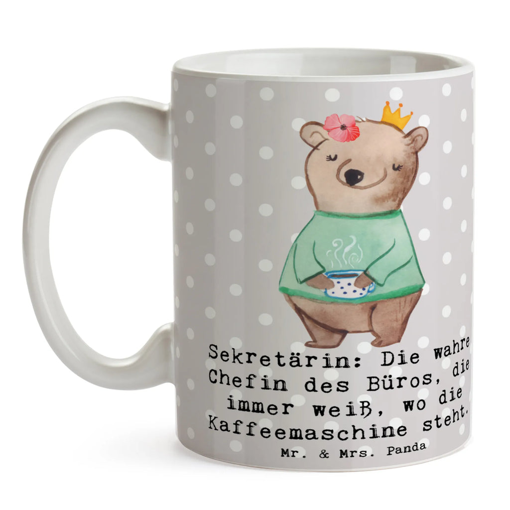 Tasse Sekretärin: Die wahre Chefin des Büros, die immer weiß, wo die Kaffeemaschine steht. Tasse, Kaffeetasse, Teetasse, Becher, Kaffeebecher, Teebecher, Keramiktasse, Porzellantasse, Büro Tasse, Geschenk Tasse, Tasse Sprüche, Tasse Motive, Kaffeetassen, Tasse bedrucken, Designer Tasse, Cappuccino Tassen, Schöne Teetassen, Beruf, Ausbildung, Jubiläum, Abschied, Rente, Kollege, Kollegin, Geschenk, Schenken, Arbeitskollege, Mitarbeiter, Firma, Danke, Dankeschön