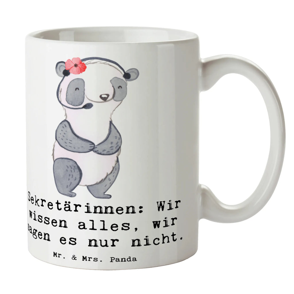 Tasse Sekretärinnen: Wir wissen alles, wir sagen es nur nicht. Tasse, Kaffeetasse, Teetasse, Becher, Kaffeebecher, Teebecher, Keramiktasse, Porzellantasse, Büro Tasse, Geschenk Tasse, Tasse Sprüche, Tasse Motive, Kaffeetassen, Tasse bedrucken, Designer Tasse, Cappuccino Tassen, Schöne Teetassen, Beruf, Ausbildung, Jubiläum, Abschied, Rente, Kollege, Kollegin, Geschenk, Schenken, Arbeitskollege, Mitarbeiter, Firma, Danke, Dankeschön