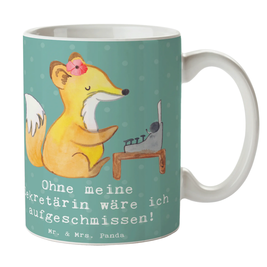 Tasse Ohne meine Sekretärin wäre ich aufgeschmissen! Tasse, Kaffeetasse, Teetasse, Becher, Kaffeebecher, Teebecher, Keramiktasse, Porzellantasse, Büro Tasse, Geschenk Tasse, Tasse Sprüche, Tasse Motive, Kaffeetassen, Tasse bedrucken, Designer Tasse, Cappuccino Tassen, Schöne Teetassen, Beruf, Ausbildung, Jubiläum, Abschied, Rente, Kollege, Kollegin, Geschenk, Schenken, Arbeitskollege, Mitarbeiter, Firma, Danke, Dankeschön