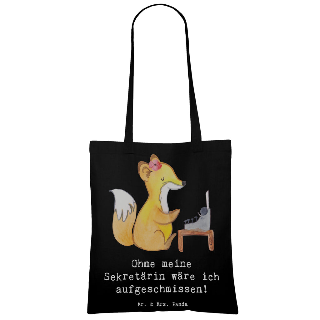 Tragetasche Ohne meine Sekretärin wäre ich aufgeschmissen! Beuteltasche, Beutel, Einkaufstasche, Jutebeutel, Stoffbeutel, Tasche, Shopper, Umhängetasche, Strandtasche, Schultertasche, Stofftasche, Tragetasche, Badetasche, Jutetasche, Einkaufstüte, Laptoptasche, Beruf, Ausbildung, Jubiläum, Abschied, Rente, Kollege, Kollegin, Geschenk, Schenken, Arbeitskollege, Mitarbeiter, Firma, Danke, Dankeschön