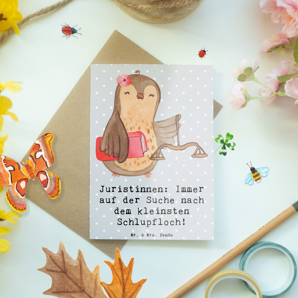 Grußkarte Juristin Schlupfloch Grußkarte, Klappkarte, Einladungskarte, Glückwunschkarte, Hochzeitskarte, Geburtstagskarte, Karte, Ansichtskarten, Beruf, Ausbildung, Jubiläum, Abschied, Rente, Kollege, Kollegin, Geschenk, Schenken, Arbeitskollege, Mitarbeiter, Firma, Danke, Dankeschön