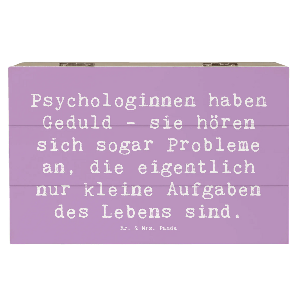 Holzkiste Spruch Geduldige Psychologin Holzkiste, Kiste, Schatzkiste, Truhe, Schatulle, XXL, Erinnerungsbox, Erinnerungskiste, Dekokiste, Aufbewahrungsbox, Geschenkbox, Geschenkdose, Beruf, Ausbildung, Jubiläum, Abschied, Rente, Kollege, Kollegin, Geschenk, Schenken, Arbeitskollege, Mitarbeiter, Firma, Danke, Dankeschön