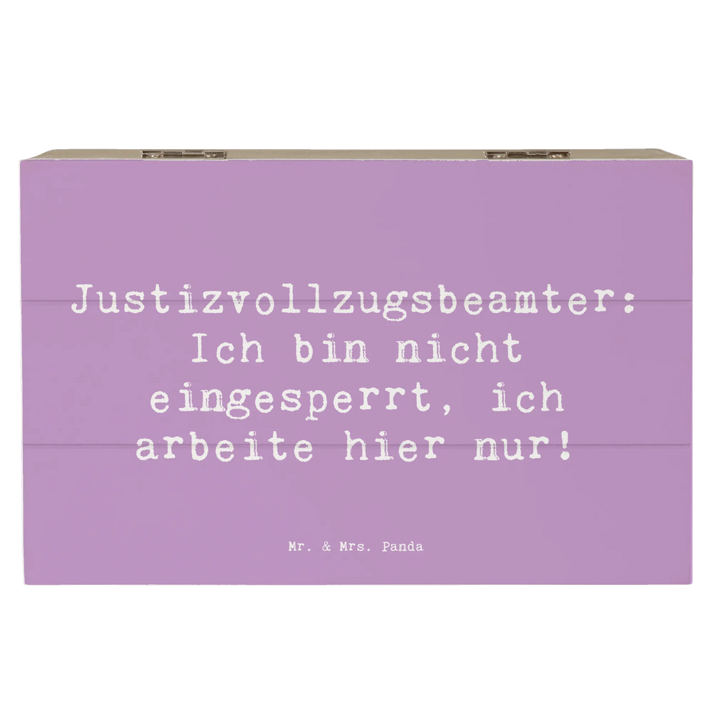 Holzkiste Spruch Justizvollzugsbeamter: Ich bin nicht eingesperrt, ich arbeite hier nur! Holzkiste, Kiste, Schatzkiste, Truhe, Schatulle, XXL, Erinnerungsbox, Erinnerungskiste, Dekokiste, Aufbewahrungsbox, Geschenkbox, Geschenkdose, Beruf, Ausbildung, Jubiläum, Abschied, Rente, Kollege, Kollegin, Geschenk, Schenken, Arbeitskollege, Mitarbeiter, Firma, Danke, Dankeschön