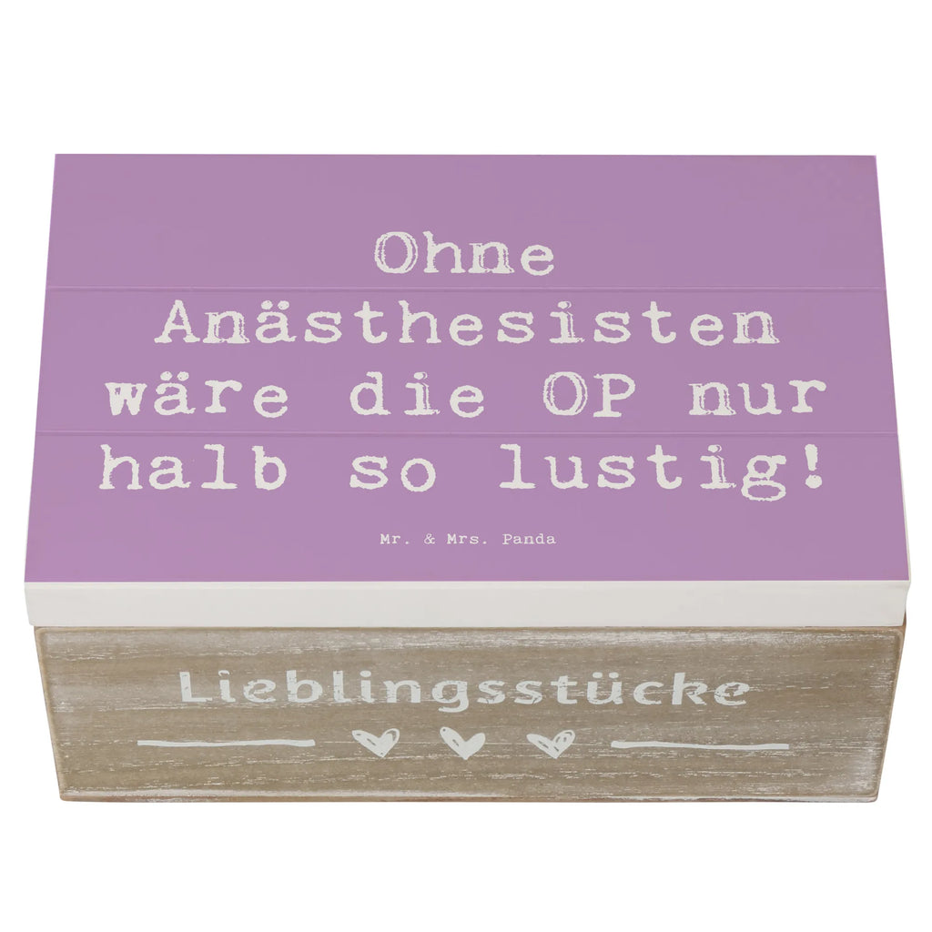 Holzkiste Spruch Ohne Anästhesisten wäre die OP nur halb so lustig! Holzkiste, Kiste, Schatzkiste, Truhe, Schatulle, XXL, Erinnerungsbox, Erinnerungskiste, Dekokiste, Aufbewahrungsbox, Geschenkbox, Geschenkdose, Beruf, Ausbildung, Jubiläum, Abschied, Rente, Kollege, Kollegin, Geschenk, Schenken, Arbeitskollege, Mitarbeiter, Firma, Danke, Dankeschön