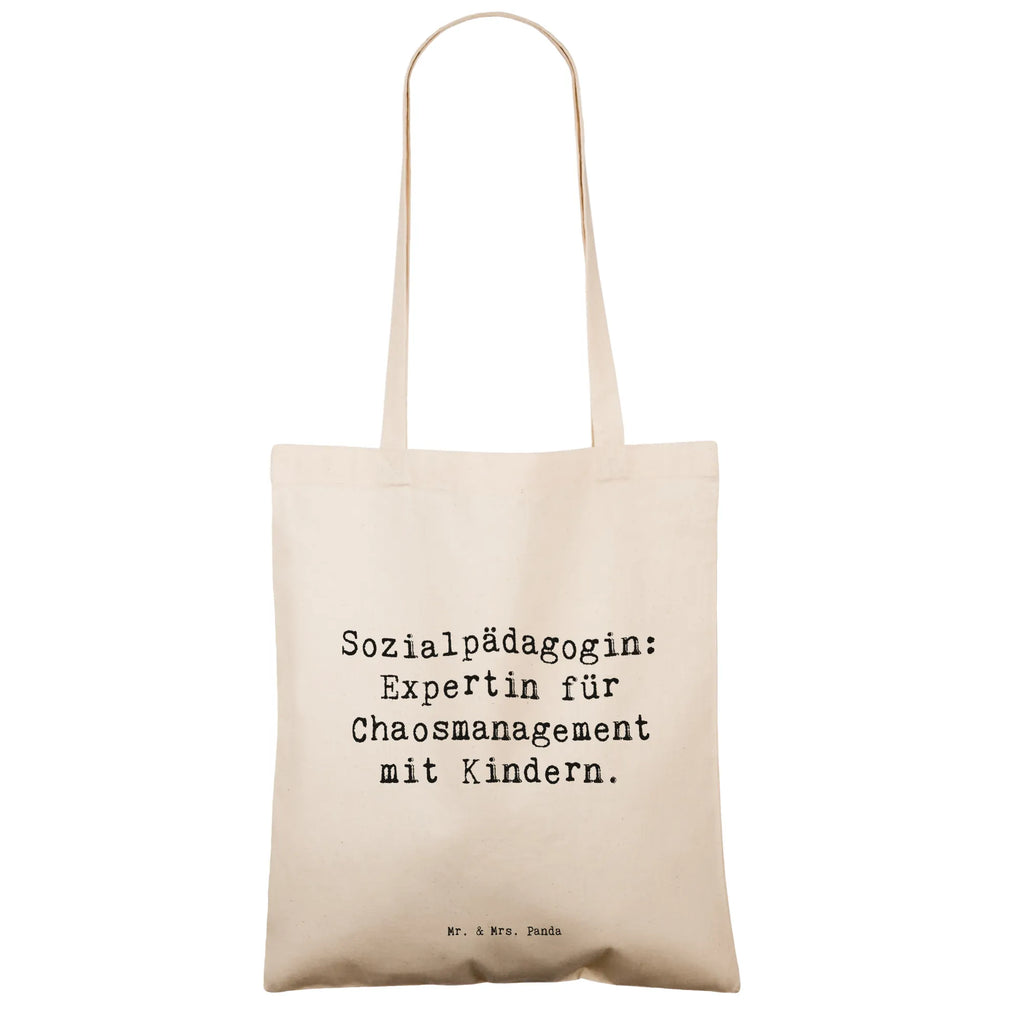 Tragetasche Spruch Sozialpädagogin: Expertin für Chaosmanagement mit Kindern. Beuteltasche, Beutel, Einkaufstasche, Jutebeutel, Stoffbeutel, Tasche, Shopper, Umhängetasche, Strandtasche, Schultertasche, Stofftasche, Tragetasche, Badetasche, Jutetasche, Einkaufstüte, Laptoptasche, Beruf, Ausbildung, Jubiläum, Abschied, Rente, Kollege, Kollegin, Geschenk, Schenken, Arbeitskollege, Mitarbeiter, Firma, Danke, Dankeschön