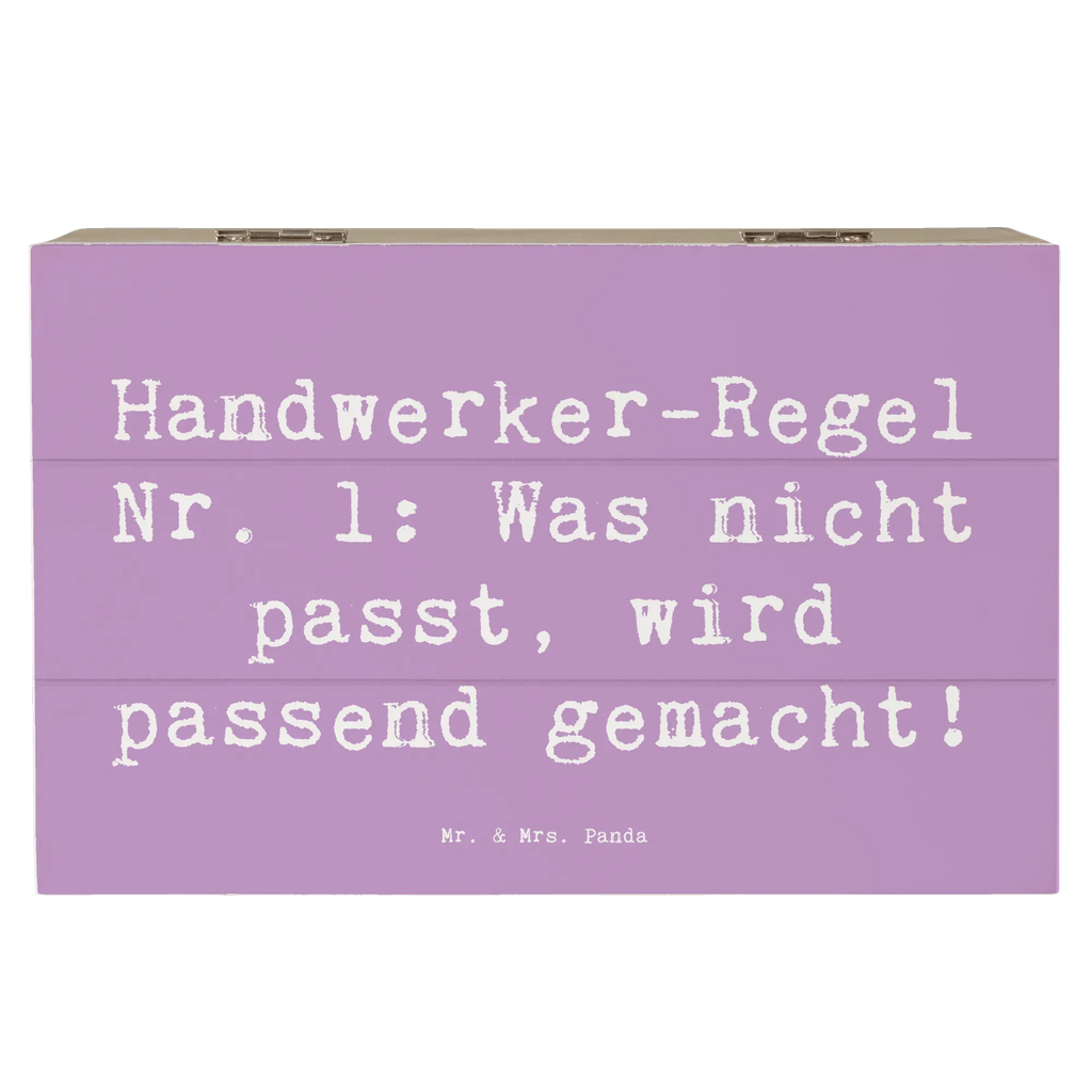 Holzkiste Spruch Handwerker-Regel Nr. 1: Was nicht passt, wird passend gemacht! Holzkiste, Kiste, Schatzkiste, Truhe, Schatulle, XXL, Erinnerungsbox, Erinnerungskiste, Dekokiste, Aufbewahrungsbox, Geschenkbox, Geschenkdose, Beruf, Ausbildung, Jubiläum, Abschied, Rente, Kollege, Kollegin, Geschenk, Schenken, Arbeitskollege, Mitarbeiter, Firma, Danke, Dankeschön