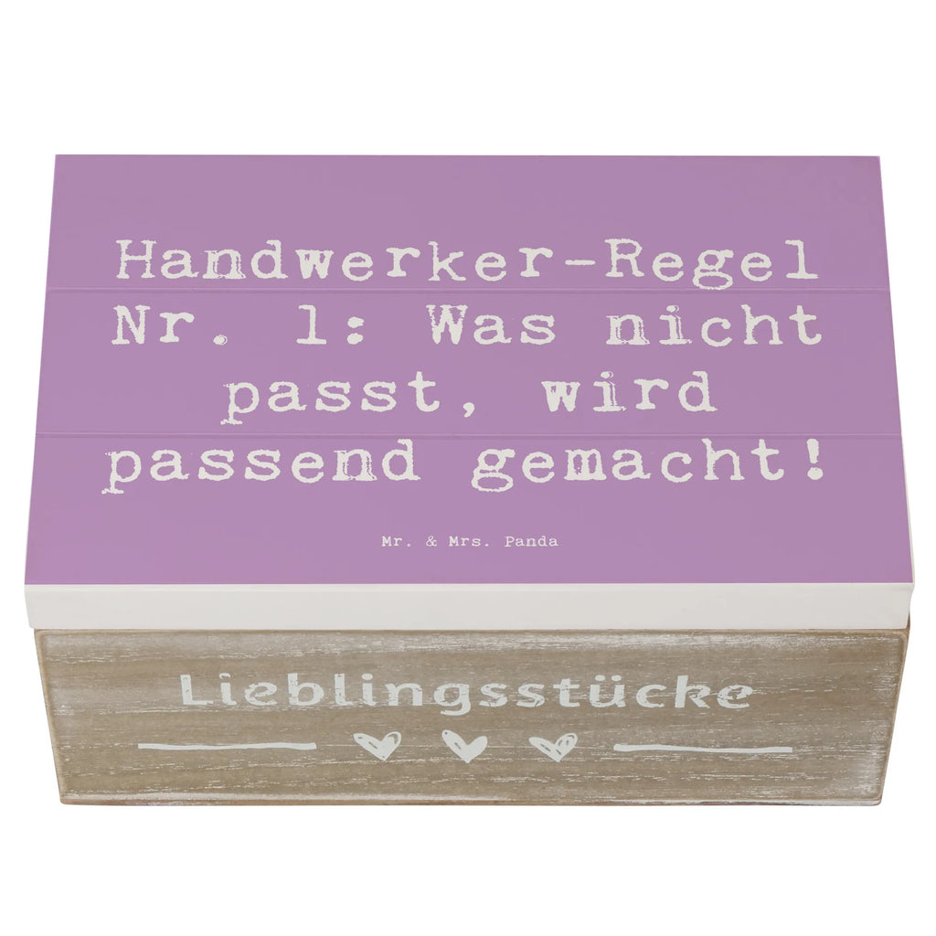 Holzkiste Spruch Handwerker-Regel Nr. 1: Was nicht passt, wird passend gemacht! Holzkiste, Kiste, Schatzkiste, Truhe, Schatulle, XXL, Erinnerungsbox, Erinnerungskiste, Dekokiste, Aufbewahrungsbox, Geschenkbox, Geschenkdose, Beruf, Ausbildung, Jubiläum, Abschied, Rente, Kollege, Kollegin, Geschenk, Schenken, Arbeitskollege, Mitarbeiter, Firma, Danke, Dankeschön