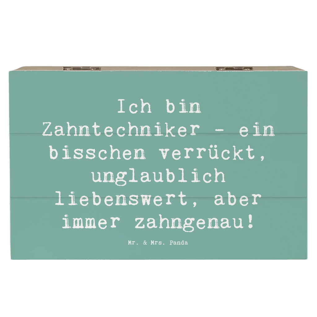 Holzkiste Spruch Ich bin Zahntechniker - ein bisschen verrückt, unglaublich liebenswert, aber immer zahngenau! Holzkiste, Kiste, Schatzkiste, Truhe, Schatulle, XXL, Erinnerungsbox, Erinnerungskiste, Dekokiste, Aufbewahrungsbox, Geschenkbox, Geschenkdose, Beruf, Ausbildung, Jubiläum, Abschied, Rente, Kollege, Kollegin, Geschenk, Schenken, Arbeitskollege, Mitarbeiter, Firma, Danke, Dankeschön