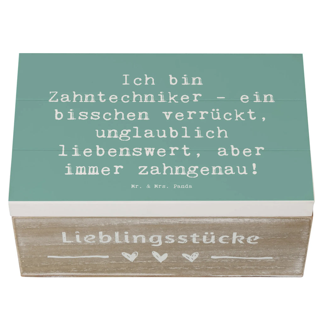 Holzkiste Spruch Ich bin Zahntechniker - ein bisschen verrückt, unglaublich liebenswert, aber immer zahngenau! Holzkiste, Kiste, Schatzkiste, Truhe, Schatulle, XXL, Erinnerungsbox, Erinnerungskiste, Dekokiste, Aufbewahrungsbox, Geschenkbox, Geschenkdose, Beruf, Ausbildung, Jubiläum, Abschied, Rente, Kollege, Kollegin, Geschenk, Schenken, Arbeitskollege, Mitarbeiter, Firma, Danke, Dankeschön