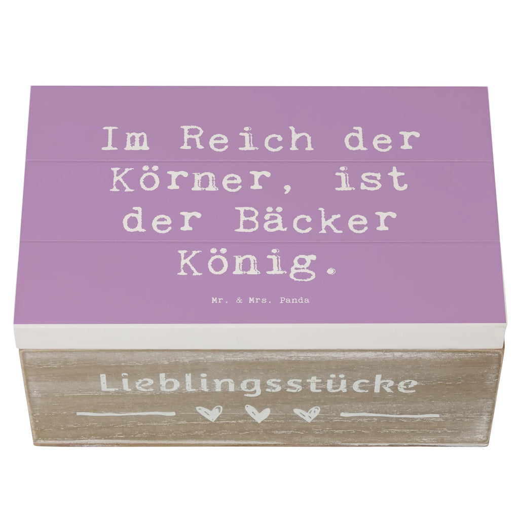 Holzkiste Spruch Im Reich der Körner, ist der Bäcker König. Holzkiste, Kiste, Schatzkiste, Truhe, Schatulle, XXL, Erinnerungsbox, Erinnerungskiste, Dekokiste, Aufbewahrungsbox, Geschenkbox, Geschenkdose, Beruf, Ausbildung, Jubiläum, Abschied, Rente, Kollege, Kollegin, Geschenk, Schenken, Arbeitskollege, Mitarbeiter, Firma, Danke, Dankeschön