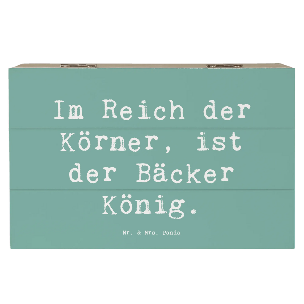 Holzkiste Spruch Im Reich der Körner, ist der Bäcker König. Holzkiste, Kiste, Schatzkiste, Truhe, Schatulle, XXL, Erinnerungsbox, Erinnerungskiste, Dekokiste, Aufbewahrungsbox, Geschenkbox, Geschenkdose, Beruf, Ausbildung, Jubiläum, Abschied, Rente, Kollege, Kollegin, Geschenk, Schenken, Arbeitskollege, Mitarbeiter, Firma, Danke, Dankeschön