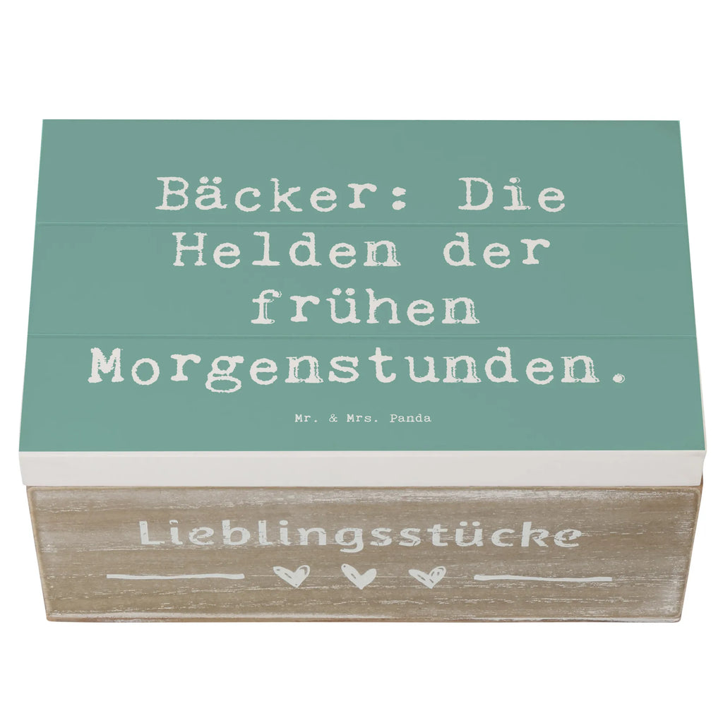 Holzkiste Spruch Bäcker: Die Helden der frühen Morgenstunden. Holzkiste, Kiste, Schatzkiste, Truhe, Schatulle, XXL, Erinnerungsbox, Erinnerungskiste, Dekokiste, Aufbewahrungsbox, Geschenkbox, Geschenkdose, Beruf, Ausbildung, Jubiläum, Abschied, Rente, Kollege, Kollegin, Geschenk, Schenken, Arbeitskollege, Mitarbeiter, Firma, Danke, Dankeschön