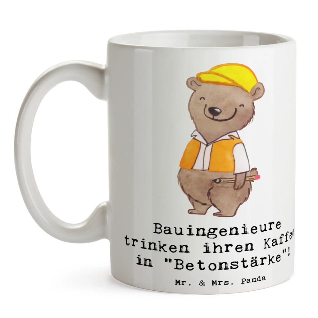 Tasse Bauingenieure trinken ihren Kaffee in "Betonstärke"! Tasse, Kaffeetasse, Teetasse, Becher, Kaffeebecher, Teebecher, Keramiktasse, Porzellantasse, Büro Tasse, Geschenk Tasse, Tasse Sprüche, Tasse Motive, Kaffeetassen, Tasse bedrucken, Designer Tasse, Cappuccino Tassen, Schöne Teetassen, Beruf, Ausbildung, Jubiläum, Abschied, Rente, Kollege, Kollegin, Geschenk, Schenken, Arbeitskollege, Mitarbeiter, Firma, Danke, Dankeschön