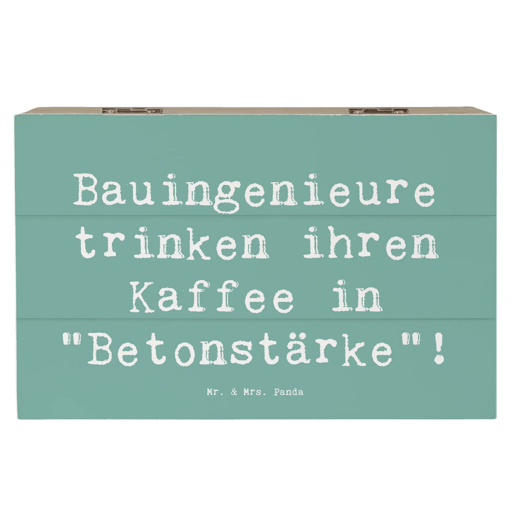 Holzkiste Spruch Bauingenieure trinken ihren Kaffee in "Betonstärke"! Holzkiste, Kiste, Schatzkiste, Truhe, Schatulle, XXL, Erinnerungsbox, Erinnerungskiste, Dekokiste, Aufbewahrungsbox, Geschenkbox, Geschenkdose, Beruf, Ausbildung, Jubiläum, Abschied, Rente, Kollege, Kollegin, Geschenk, Schenken, Arbeitskollege, Mitarbeiter, Firma, Danke, Dankeschön