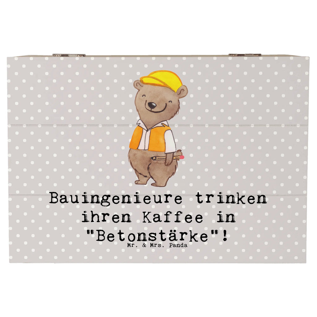 Holzkiste Bauingenieure trinken ihren Kaffee in "Betonstärke"! Holzkiste, Kiste, Schatzkiste, Truhe, Schatulle, XXL, Erinnerungsbox, Erinnerungskiste, Dekokiste, Aufbewahrungsbox, Geschenkbox, Geschenkdose, Beruf, Ausbildung, Jubiläum, Abschied, Rente, Kollege, Kollegin, Geschenk, Schenken, Arbeitskollege, Mitarbeiter, Firma, Danke, Dankeschön