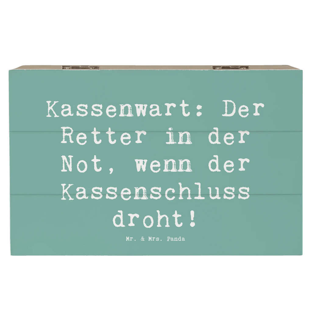 Holzkiste Spruch Kassenwart: Der Retter in der Not, wenn der Kassenschluss droht! Holzkiste, Kiste, Schatzkiste, Truhe, Schatulle, XXL, Erinnerungsbox, Erinnerungskiste, Dekokiste, Aufbewahrungsbox, Geschenkbox, Geschenkdose, Beruf, Ausbildung, Jubiläum, Abschied, Rente, Kollege, Kollegin, Geschenk, Schenken, Arbeitskollege, Mitarbeiter, Firma, Danke, Dankeschön