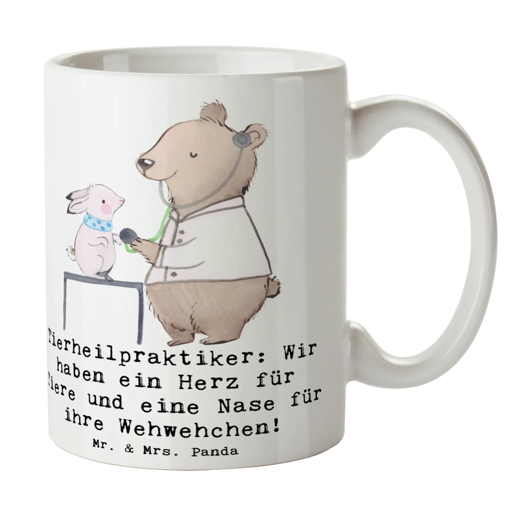 Tasse Tierheilpraktiker: Wir haben ein Herz für Tiere und eine Nase für ihre Wehwehchen! Tasse, Kaffeetasse, Teetasse, Becher, Kaffeebecher, Teebecher, Keramiktasse, Porzellantasse, Büro Tasse, Geschenk Tasse, Tasse Sprüche, Tasse Motive, Kaffeetassen, Tasse bedrucken, Designer Tasse, Cappuccino Tassen, Schöne Teetassen, Beruf, Ausbildung, Jubiläum, Abschied, Rente, Kollege, Kollegin, Geschenk, Schenken, Arbeitskollege, Mitarbeiter, Firma, Danke, Dankeschön