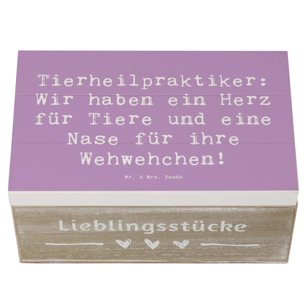 Holzkiste Spruch Tierheilpraktiker: Wir haben ein Herz für Tiere und eine Nase für ihre Wehwehchen! Holzkiste, Kiste, Schatzkiste, Truhe, Schatulle, XXL, Erinnerungsbox, Erinnerungskiste, Dekokiste, Aufbewahrungsbox, Geschenkbox, Geschenkdose, Beruf, Ausbildung, Jubiläum, Abschied, Rente, Kollege, Kollegin, Geschenk, Schenken, Arbeitskollege, Mitarbeiter, Firma, Danke, Dankeschön