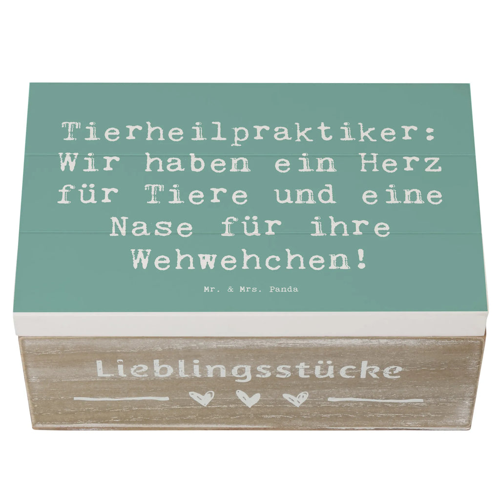 Holzkiste Spruch Tierheilpraktiker: Wir haben ein Herz für Tiere und eine Nase für ihre Wehwehchen! Holzkiste, Kiste, Schatzkiste, Truhe, Schatulle, XXL, Erinnerungsbox, Erinnerungskiste, Dekokiste, Aufbewahrungsbox, Geschenkbox, Geschenkdose, Beruf, Ausbildung, Jubiläum, Abschied, Rente, Kollege, Kollegin, Geschenk, Schenken, Arbeitskollege, Mitarbeiter, Firma, Danke, Dankeschön