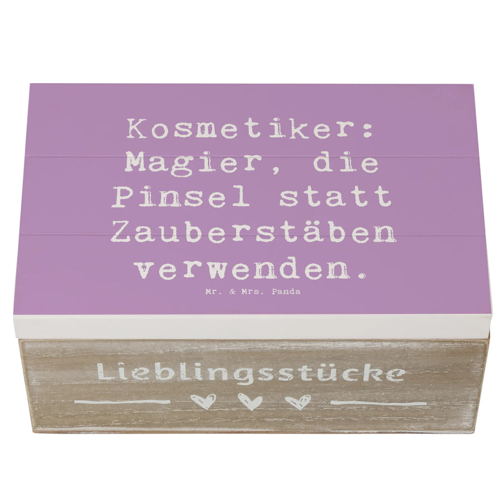 Holzkiste Spruch Kosmetiker: Magier, die Pinsel statt Zauberstäben verwenden. Holzkiste, Kiste, Schatzkiste, Truhe, Schatulle, XXL, Erinnerungsbox, Erinnerungskiste, Dekokiste, Aufbewahrungsbox, Geschenkbox, Geschenkdose, Beruf, Ausbildung, Jubiläum, Abschied, Rente, Kollege, Kollegin, Geschenk, Schenken, Arbeitskollege, Mitarbeiter, Firma, Danke, Dankeschön