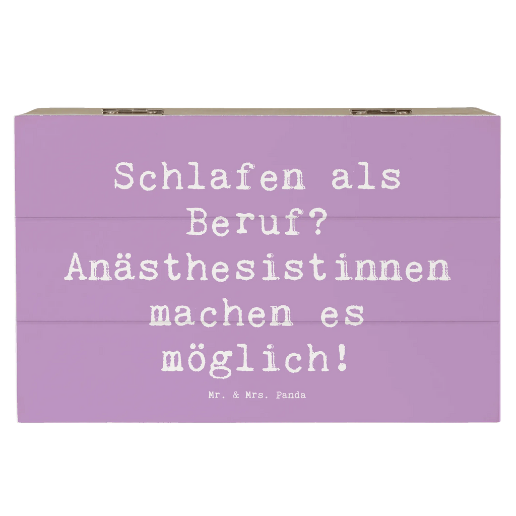 Holzkiste Spruch Schlafen als Beruf? Anästhesistinnen machen es möglich! Holzkiste, Kiste, Schatzkiste, Truhe, Schatulle, XXL, Erinnerungsbox, Erinnerungskiste, Dekokiste, Aufbewahrungsbox, Geschenkbox, Geschenkdose, Beruf, Ausbildung, Jubiläum, Abschied, Rente, Kollege, Kollegin, Geschenk, Schenken, Arbeitskollege, Mitarbeiter, Firma, Danke, Dankeschön