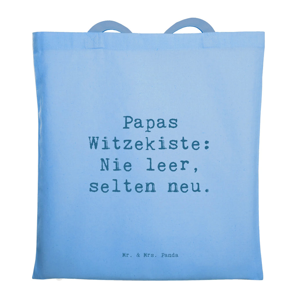 Tragetasche Spruch Vater Witzekiste Beuteltasche, Beutel, Einkaufstasche, Jutebeutel, Stoffbeutel, Tasche, Shopper, Umhängetasche, Strandtasche, Schultertasche, Stofftasche, Tragetasche, Badetasche, Jutetasche, Einkaufstüte, Laptoptasche, Familie, Vatertag, Muttertag, Bruder, Schwester, Mama, Papa, Oma, Opa