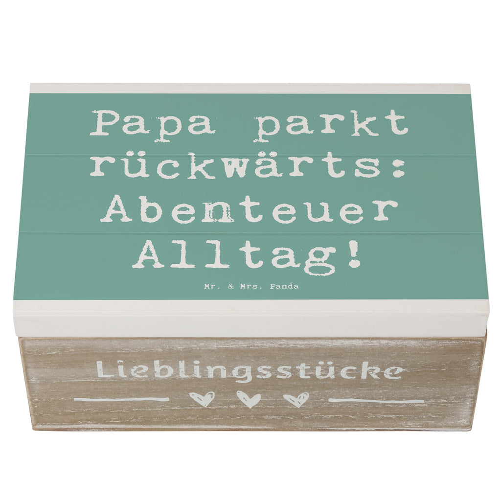 Holzkiste Spruch Vater Abenteuer Holzkiste, Kiste, Schatzkiste, Truhe, Schatulle, XXL, Erinnerungsbox, Erinnerungskiste, Dekokiste, Aufbewahrungsbox, Geschenkbox, Geschenkdose, Familie, Vatertag, Muttertag, Bruder, Schwester, Mama, Papa, Oma, Opa