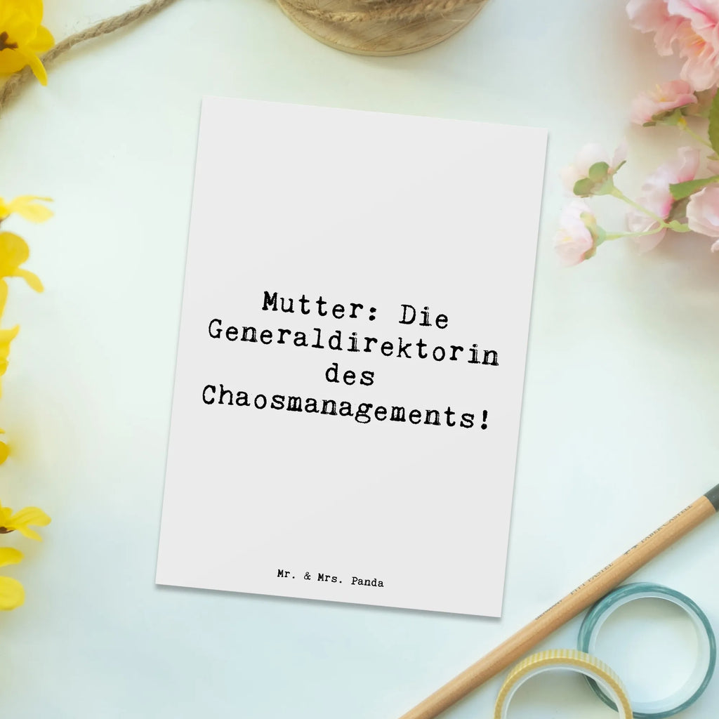 Postkarte Spruch Mutter Chaosmanagerin Postkarte, Karte, Geschenkkarte, Grußkarte, Einladung, Ansichtskarte, Geburtstagskarte, Einladungskarte, Dankeskarte, Ansichtskarten, Einladung Geburtstag, Einladungskarten Geburtstag, Familie, Vatertag, Muttertag, Bruder, Schwester, Mama, Papa, Oma, Opa