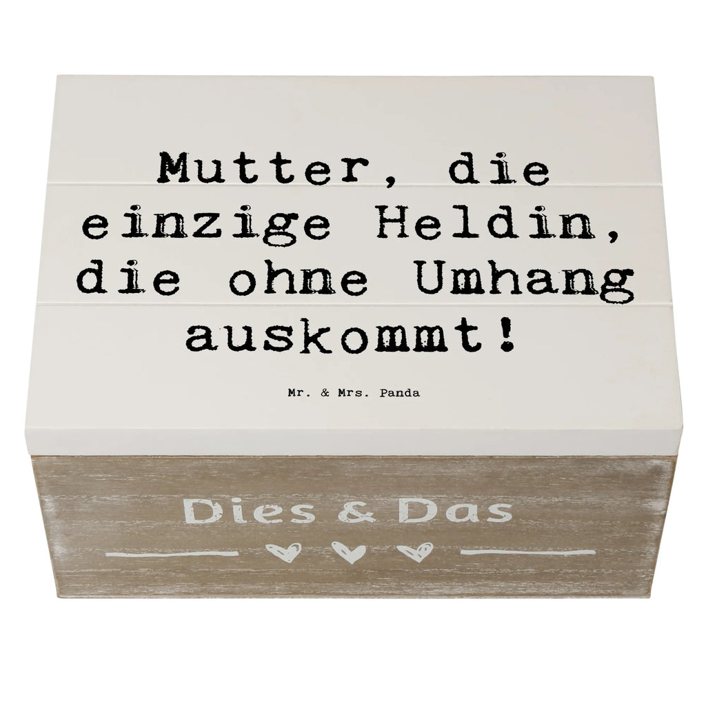 Holzkiste Spruch Heldin Mutter Holzkiste, Kiste, Schatzkiste, Truhe, Schatulle, XXL, Erinnerungsbox, Erinnerungskiste, Dekokiste, Aufbewahrungsbox, Geschenkbox, Geschenkdose, Familie, Vatertag, Muttertag, Bruder, Schwester, Mama, Papa, Oma, Opa