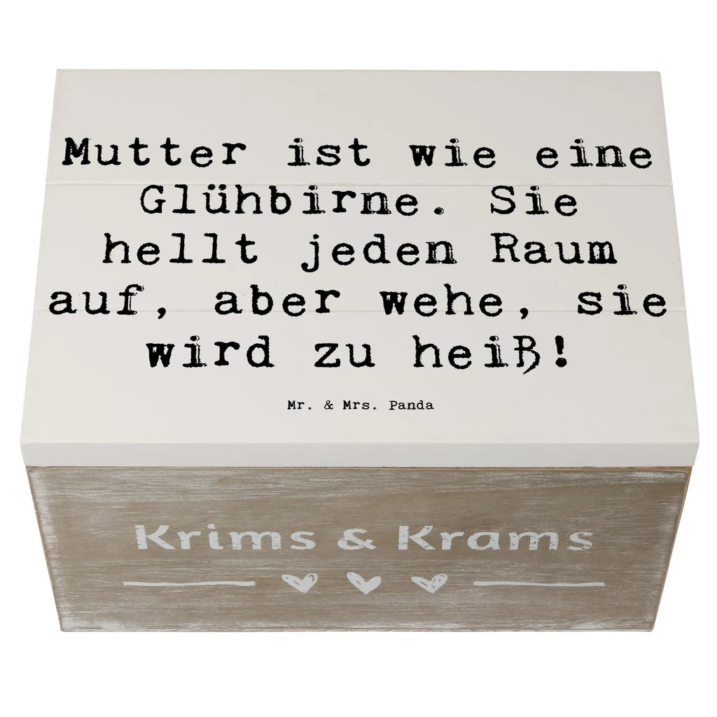 Holzkiste Spruch Mutter Glühbirne Holzkiste, Kiste, Schatzkiste, Truhe, Schatulle, XXL, Erinnerungsbox, Erinnerungskiste, Dekokiste, Aufbewahrungsbox, Geschenkbox, Geschenkdose, Familie, Vatertag, Muttertag, Bruder, Schwester, Mama, Papa, Oma, Opa