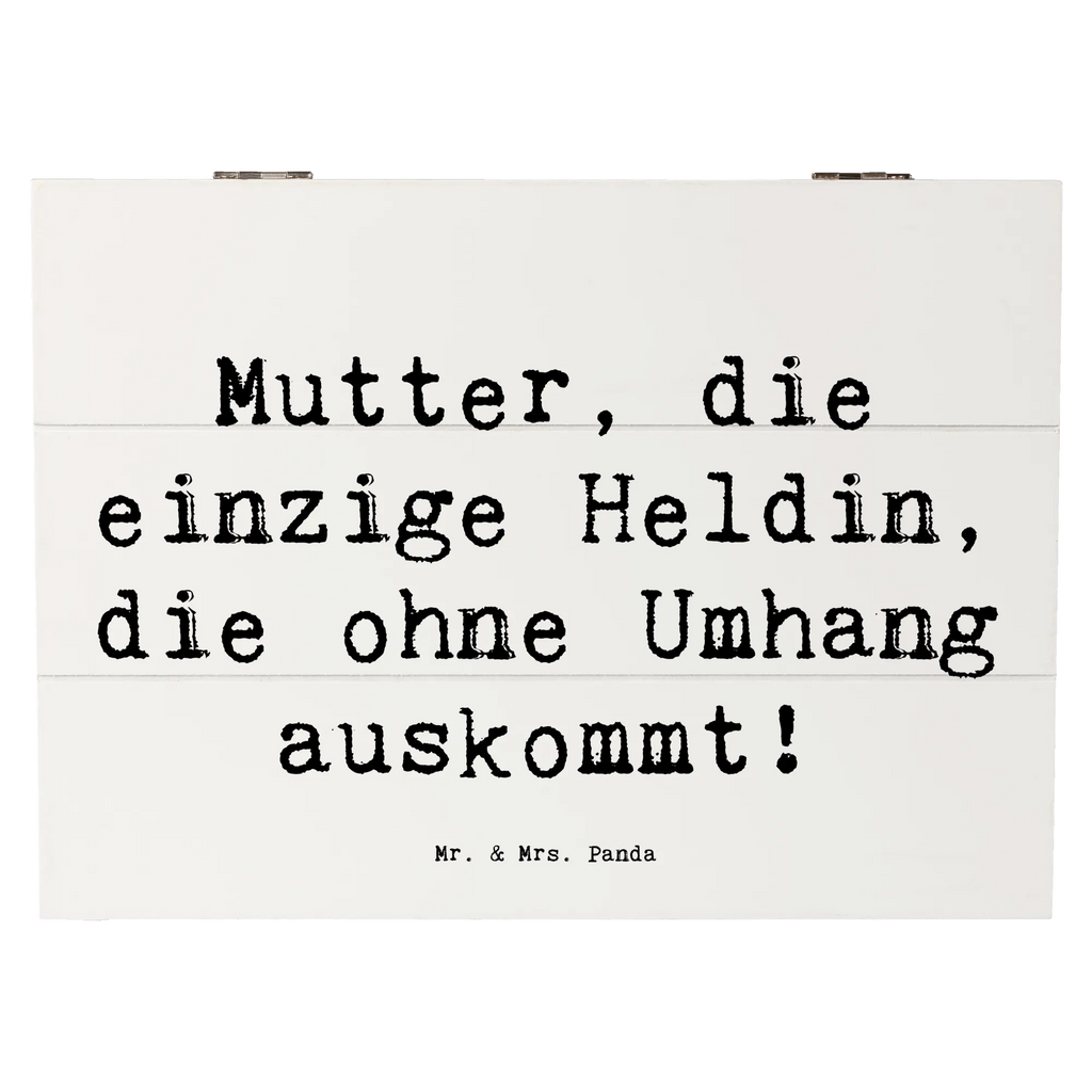 Holzkiste Spruch Heldin Mutter Holzkiste, Kiste, Schatzkiste, Truhe, Schatulle, XXL, Erinnerungsbox, Erinnerungskiste, Dekokiste, Aufbewahrungsbox, Geschenkbox, Geschenkdose, Familie, Vatertag, Muttertag, Bruder, Schwester, Mama, Papa, Oma, Opa