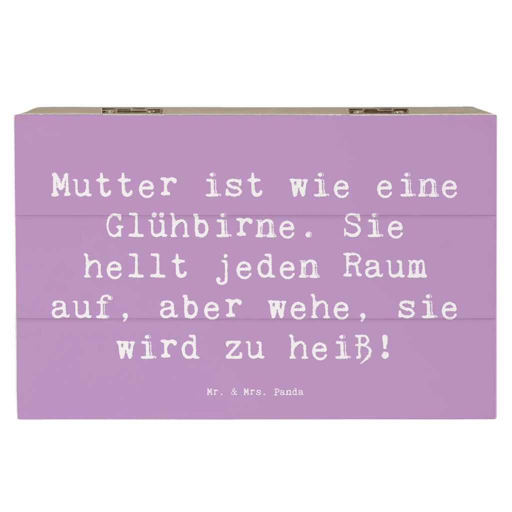 Holzkiste Spruch Mutter Glühbirne Holzkiste, Kiste, Schatzkiste, Truhe, Schatulle, XXL, Erinnerungsbox, Erinnerungskiste, Dekokiste, Aufbewahrungsbox, Geschenkbox, Geschenkdose, Familie, Vatertag, Muttertag, Bruder, Schwester, Mama, Papa, Oma, Opa