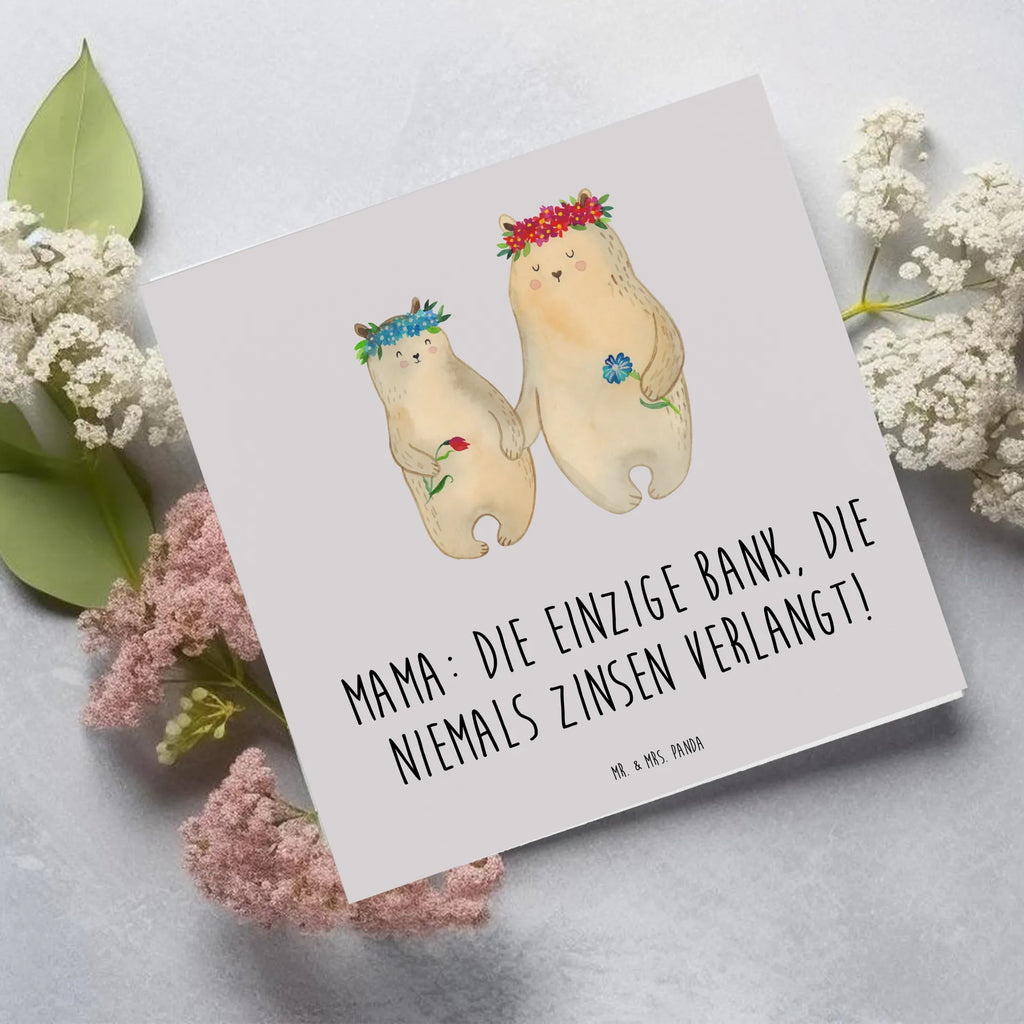 Deluxe Karte Mutter Bank Karte, Grußkarte, Klappkarte, Einladungskarte, Glückwunschkarte, Hochzeitskarte, Geburtstagskarte, Hochwertige Grußkarte, Hochwertige Klappkarte, Familie, Vatertag, Muttertag, Bruder, Schwester, Mama, Papa, Oma, Opa