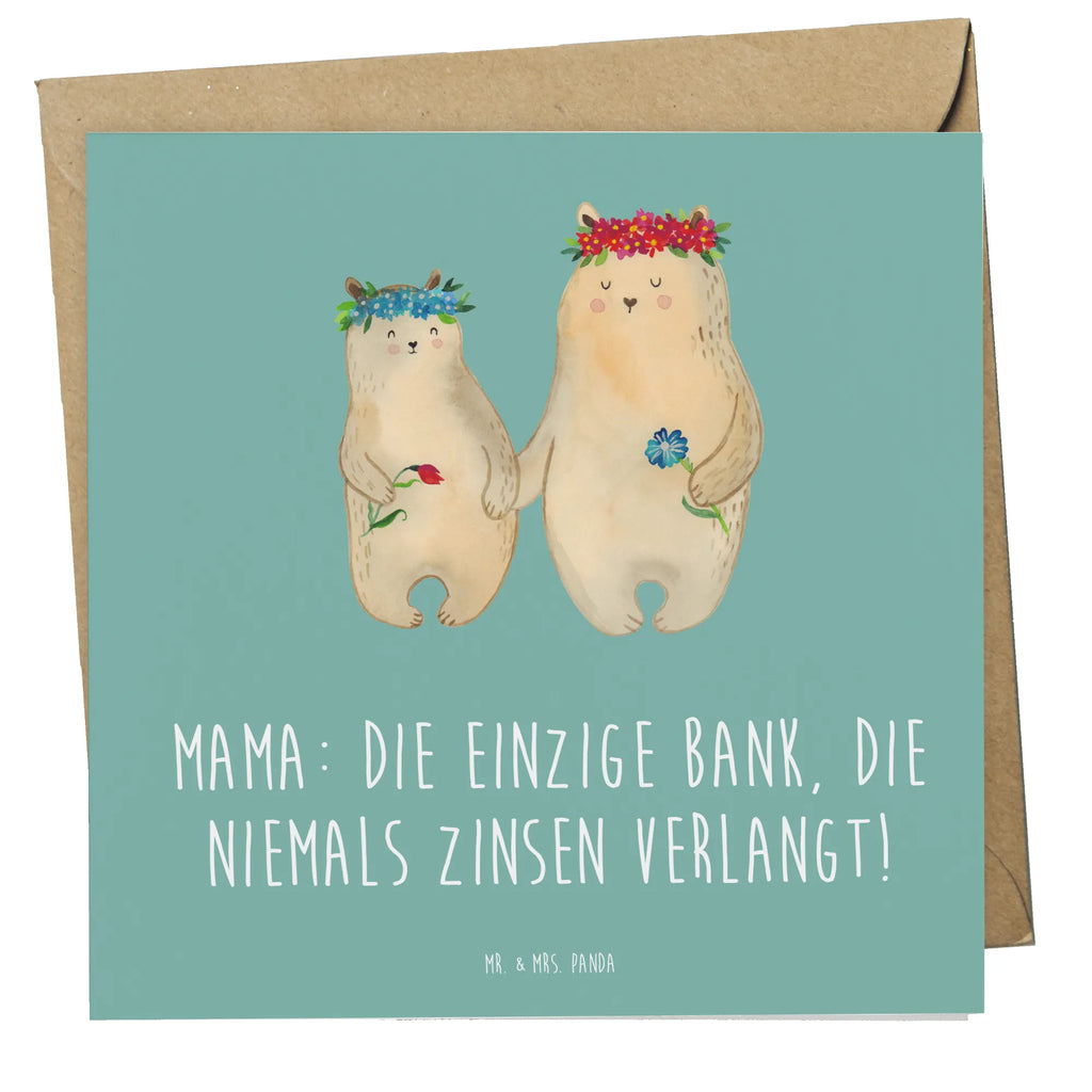 Deluxe Karte Mutter Bank Karte, Grußkarte, Klappkarte, Einladungskarte, Glückwunschkarte, Hochzeitskarte, Geburtstagskarte, Hochwertige Grußkarte, Hochwertige Klappkarte, Familie, Vatertag, Muttertag, Bruder, Schwester, Mama, Papa, Oma, Opa