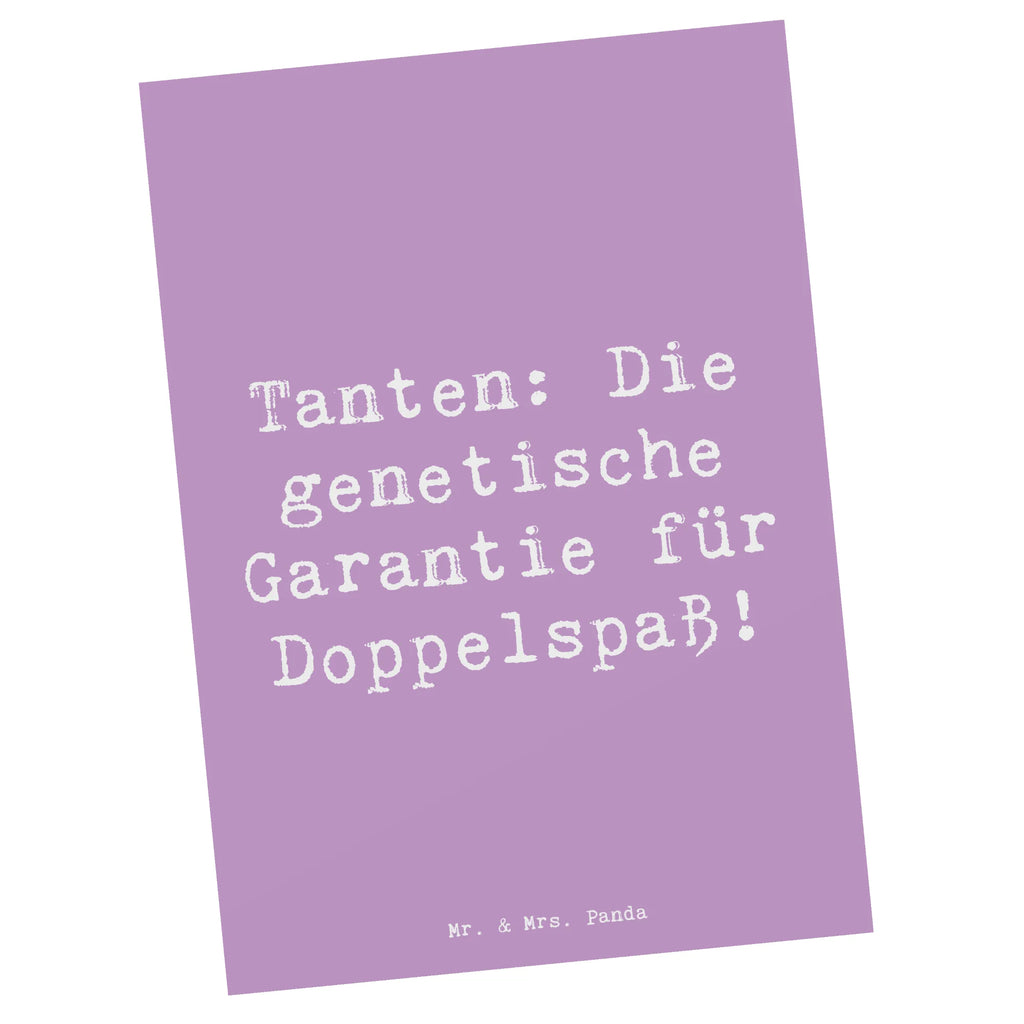 Postkarte Spruch Tanten Doppelspaß Postkarte, Karte, Geschenkkarte, Grußkarte, Einladung, Ansichtskarte, Geburtstagskarte, Einladungskarte, Dankeskarte, Ansichtskarten, Einladung Geburtstag, Einladungskarten Geburtstag, Familie, Vatertag, Muttertag, Bruder, Schwester, Mama, Papa, Oma, Opa