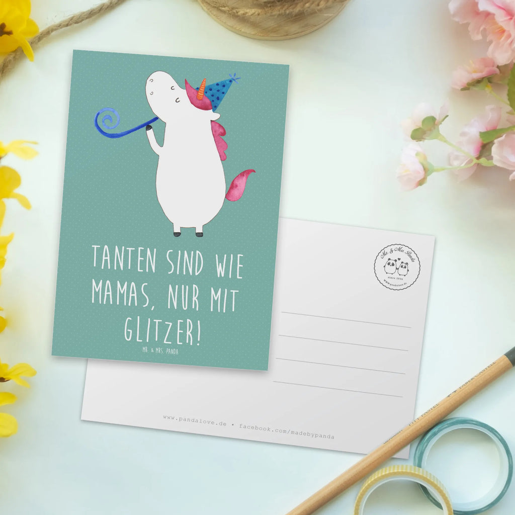 Postkarte Glitzernde Tante Postkarte, Karte, Geschenkkarte, Grußkarte, Einladung, Ansichtskarte, Geburtstagskarte, Einladungskarte, Dankeskarte, Ansichtskarten, Einladung Geburtstag, Einladungskarten Geburtstag, Familie, Vatertag, Muttertag, Bruder, Schwester, Mama, Papa, Oma, Opa